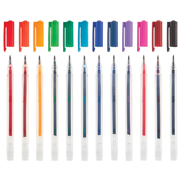 Color Luxe - Fine Tip Gel Pens (12)