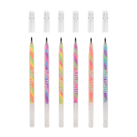 Tutti Fruitti - Stylos gel multicolores parfumés (6)
