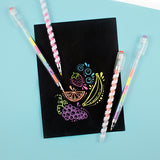 Tutti Fruitti - Stylos gel multicolores parfumés (6)