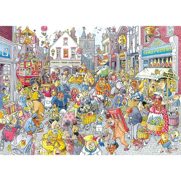 High Street Hassle - Wasgij Destiny #10 - 1000 pcs