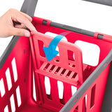 Panier d'épicerie rouge