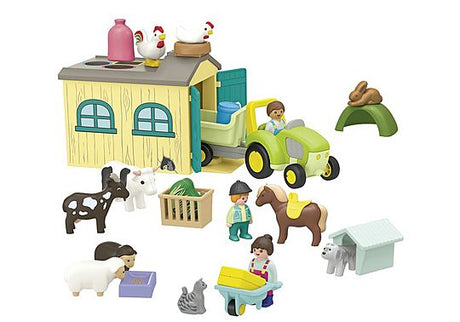 Farm with Tractor and Animals - Playmobil Junior