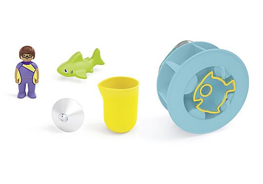 Roue aquatique avec bebe requin - Junior