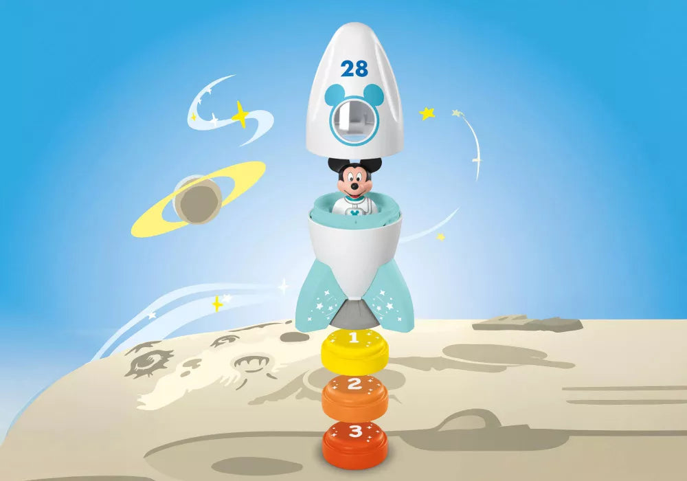 Mickey astronaute avec fusée - Playmobil Junior