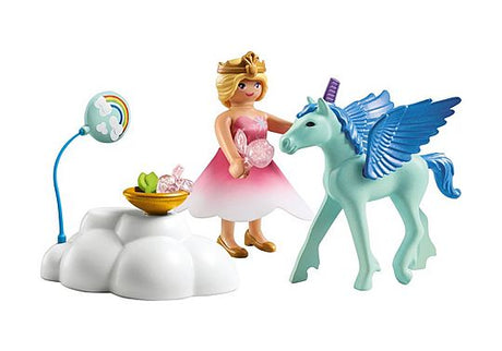 Princesse et poulain ailé, nuage et accessoires - Princess Magic