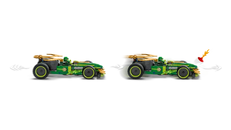 La voiture de course à rétrofriction de Lloyd - Ninjago
