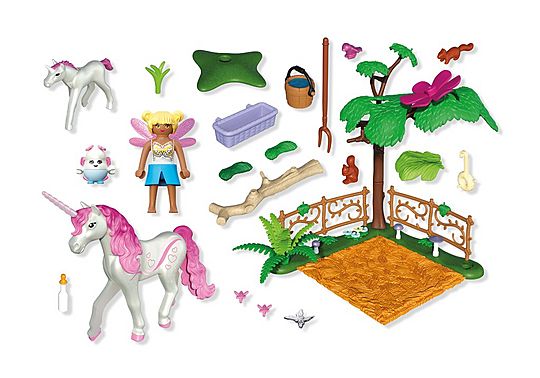 Magical Unicorn Stable for Mother and Foal - Magic Unicorns