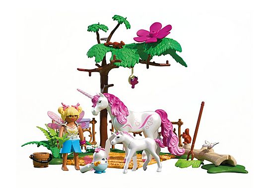 Magical Unicorn Stable for Mother and Foal - Magic Unicorns