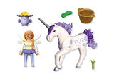 Licorne Lavande porte-bonheur avec fée - Magic Unicorns