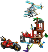 Le combat de véhicules ninja à la cabane dans l’arbre - Ninjago