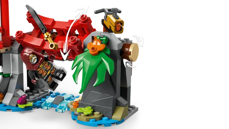 Le combat de véhicules ninja à la cabane dans l’arbre - Ninjago