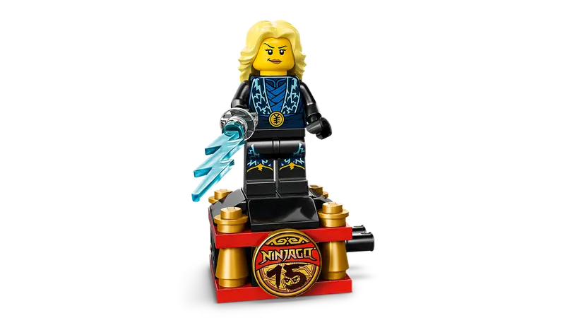 Le socle d’exposition de personnages ninjas – 15e anniversaire - Ninjago