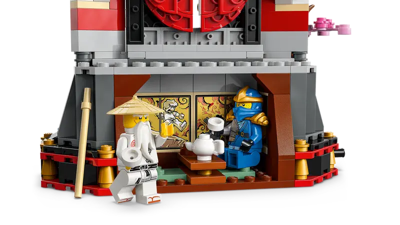 Le socle d’exposition de personnages ninjas – 15e anniversaire - Ninjago