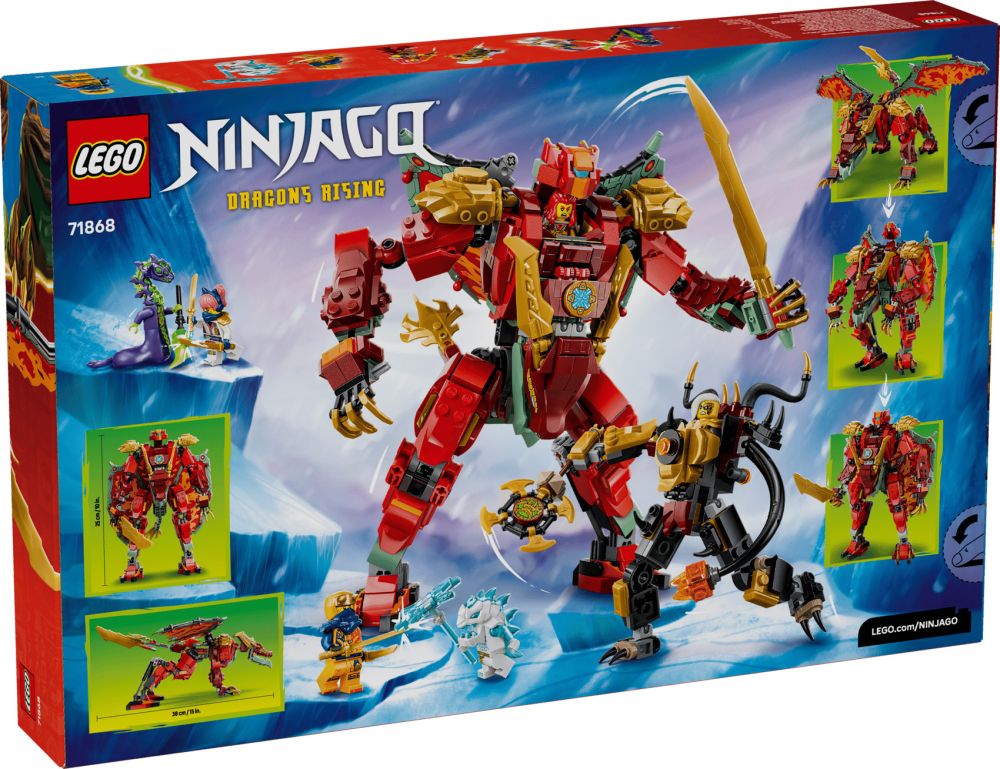 Le robot dragon transformable de Brasera - Ninjago