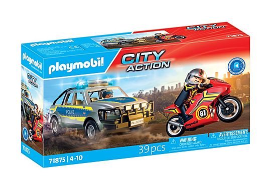 Police Pickup Truck and Motorcycle - City Action