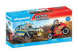 Police Pickup Truck and Motorcycle - City Action
