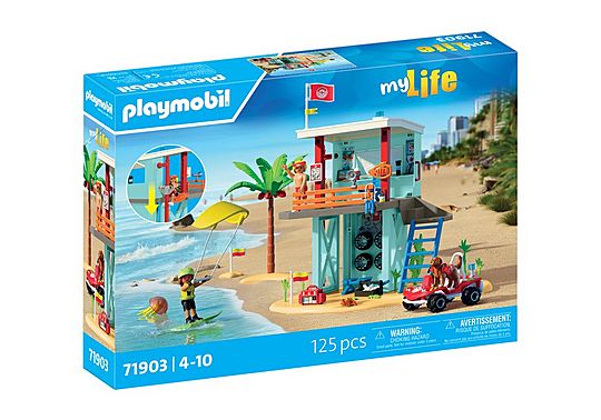 Poste de secours et voiturette de plage - My Life