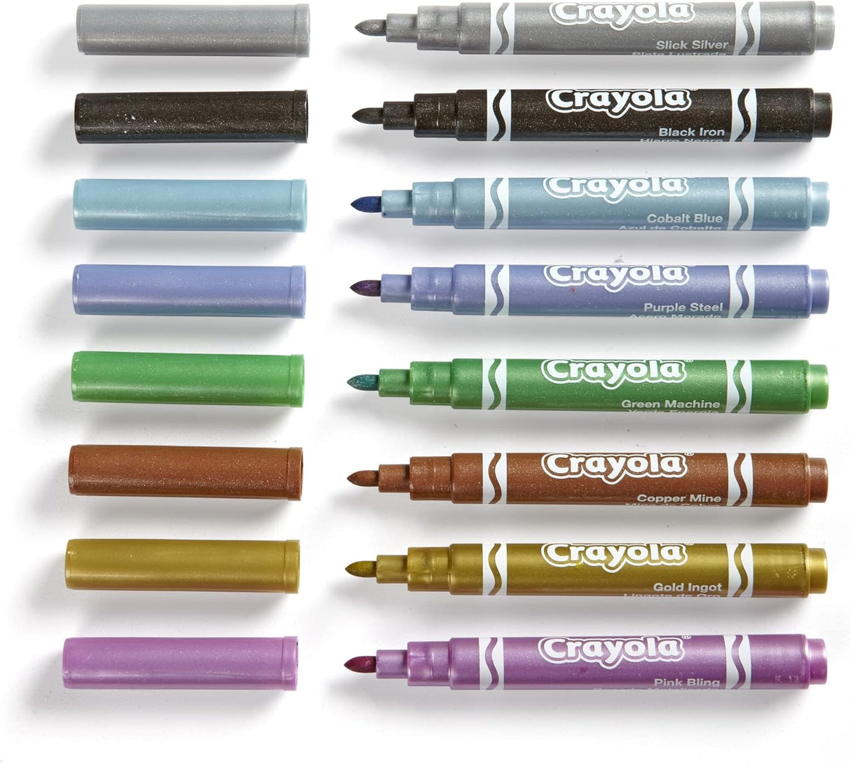Crayola - Marqueurs métalliques (8)