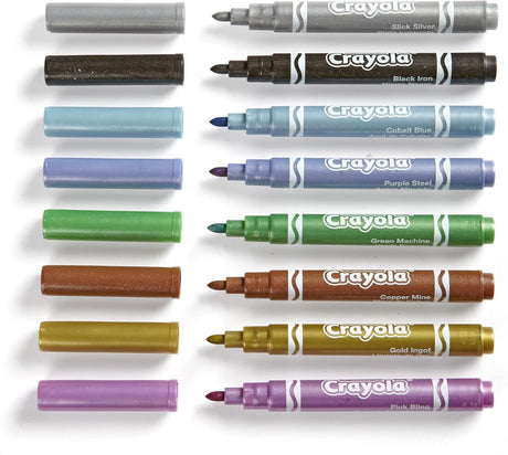 Crayola - Metallic Markers (8)