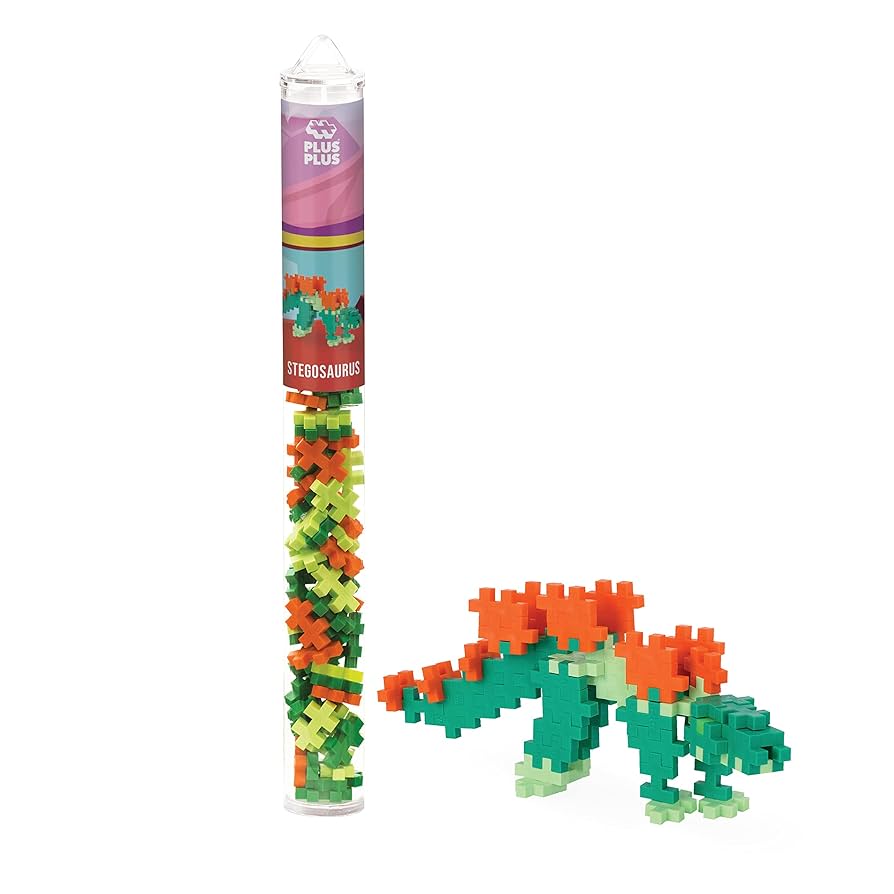 Plus Plus - Mini Tube Stegosaurus - 70pcs