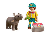 Zookeeper with Rhinoceros - Duo Pack