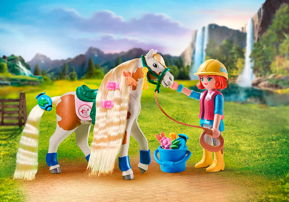 Ellie avec cheval - Horses of Waterfall