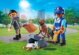 Policer chien de recherche, voleur et accessoires - Action Heroes