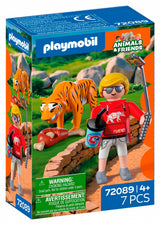Tiger and Visitor - Animal and Friends