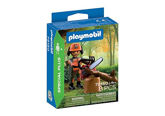 Ouvrier forestier avec tronçonneuse - Special PLUS