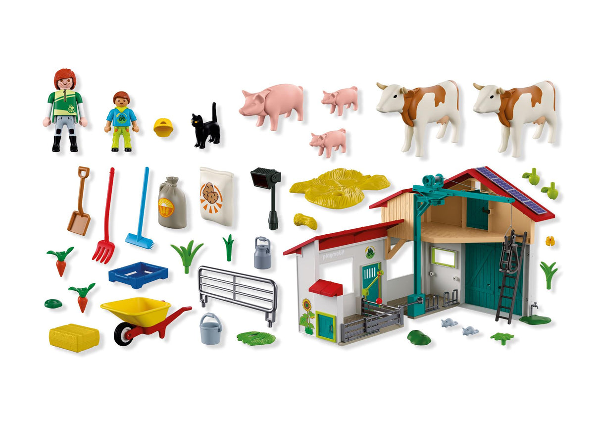 Grande ferme et étable - Country