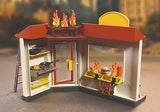 Restaurant on fire and fire quad - City Action