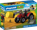 Large Tractor with Hay Bales - Country