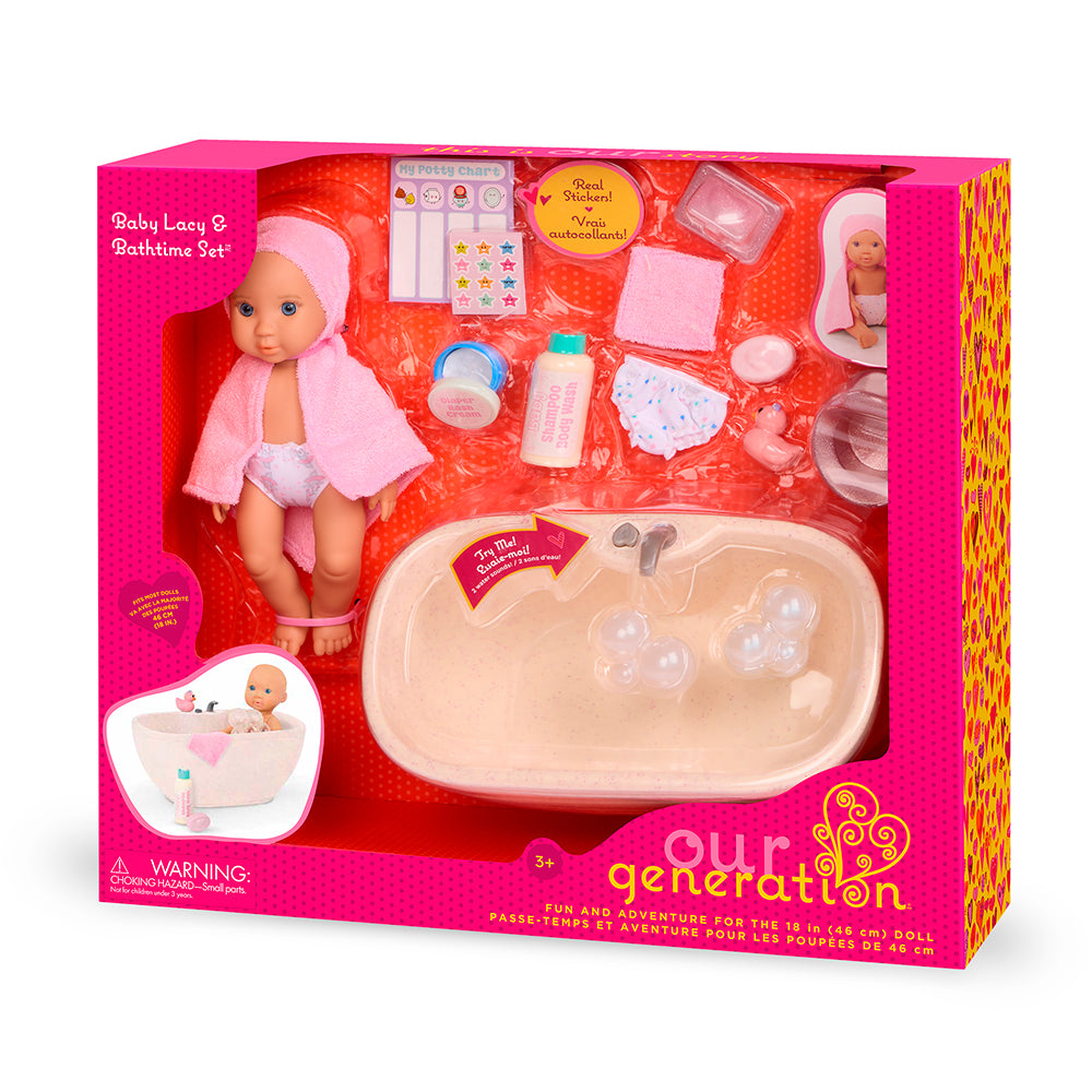 Accessoires OG - Bébé Lacy et ensemble bain