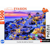 Coucher de soleil sur Santorin - 1500 pcs