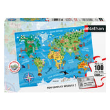 World Map of Monuments - 100 pcs