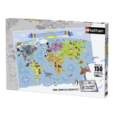 World Map - 150 pcs