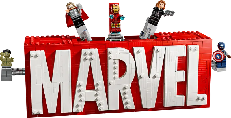 Logo Marvel et figurines - Marvel