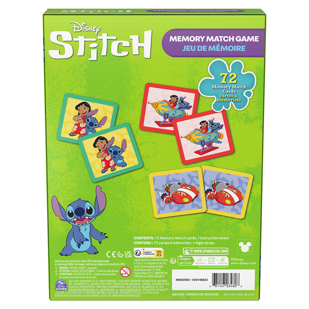 Memory Game - Stitch (Bil)