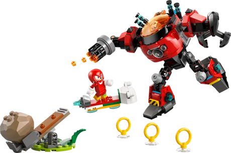 Knuckles vs. Dr. Eggman's Egg Crusher Robot - Sonic