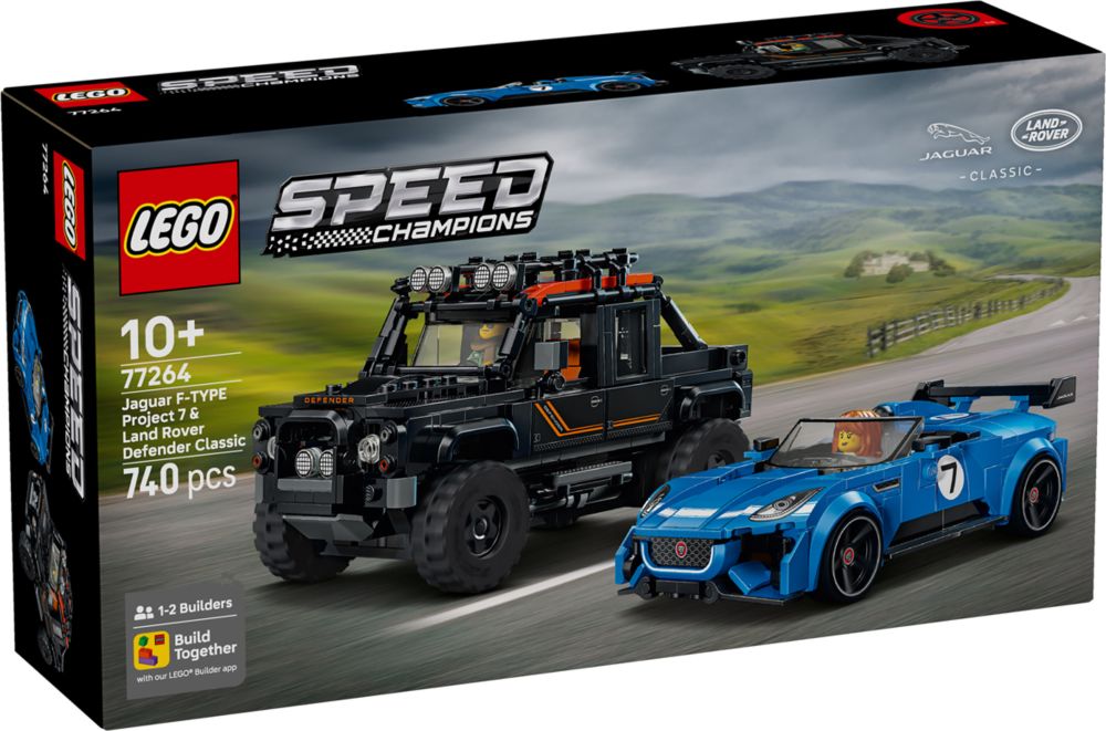 La Jaguar Project 7 et le Land Rover Defender - Speed Champions