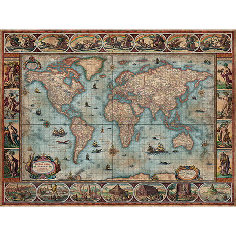 Willem Blaeu World - Map Art - 1500 pcs