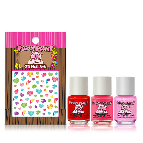 Piggy Paint Nail Polish - All The Heart Eyes Gift Set