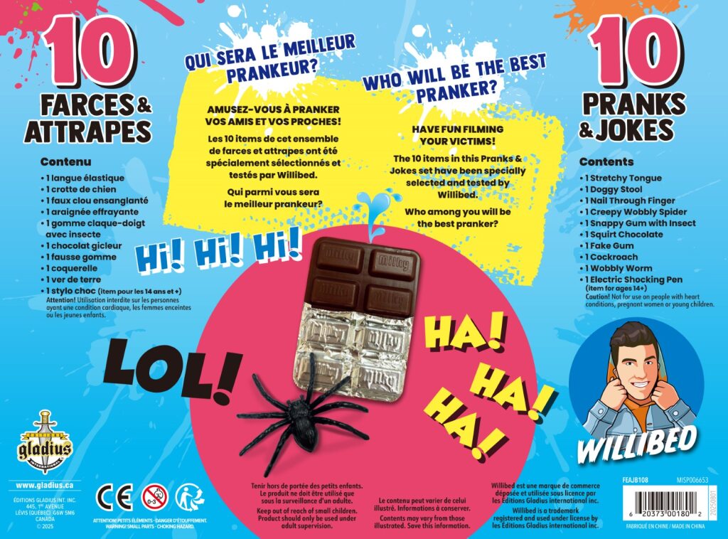 Willibed - 10 farces et attrapes