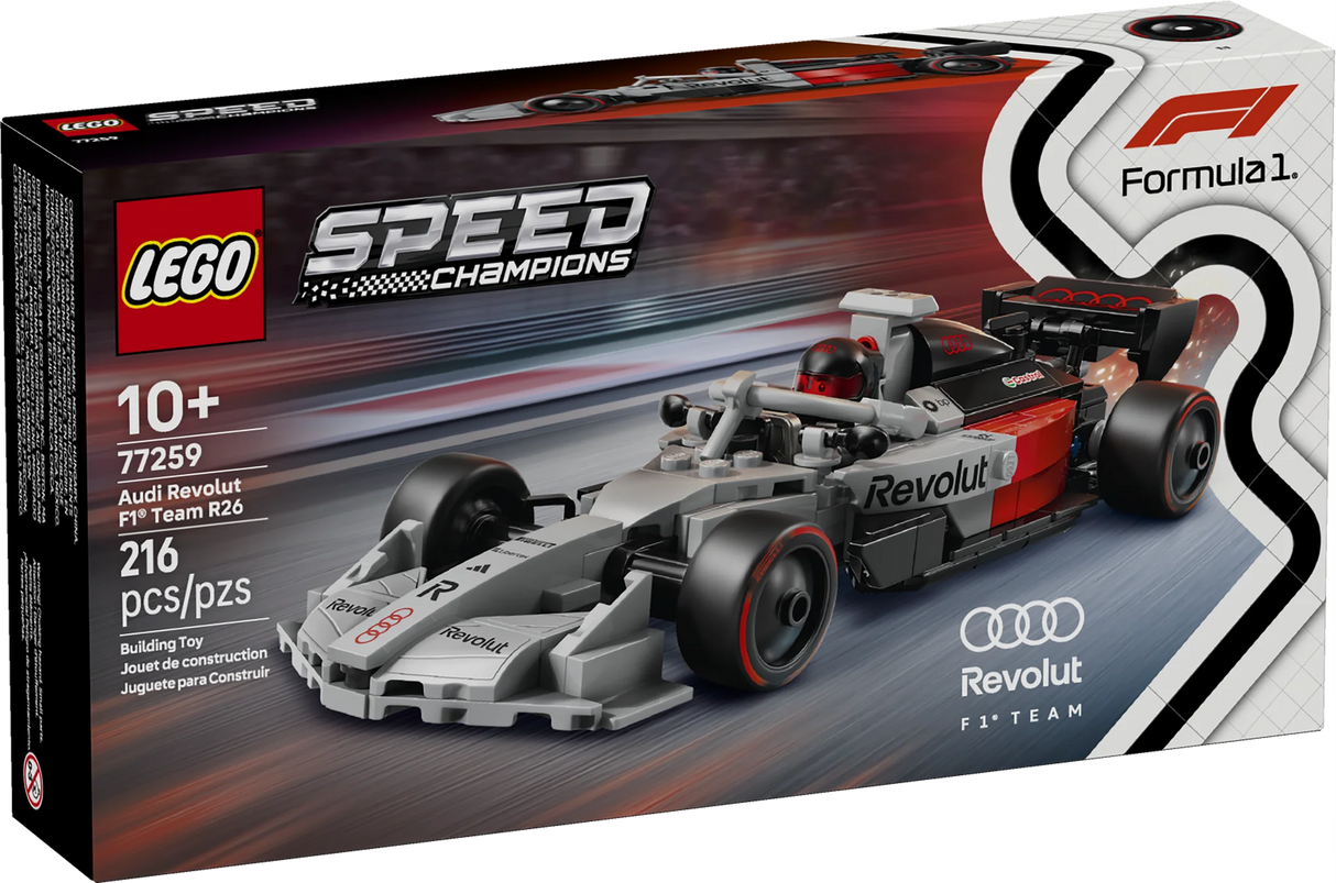 La voiture de course Audi Revolut F1 Team R26 - Speed Champions