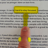 Reading Finger - Yellow