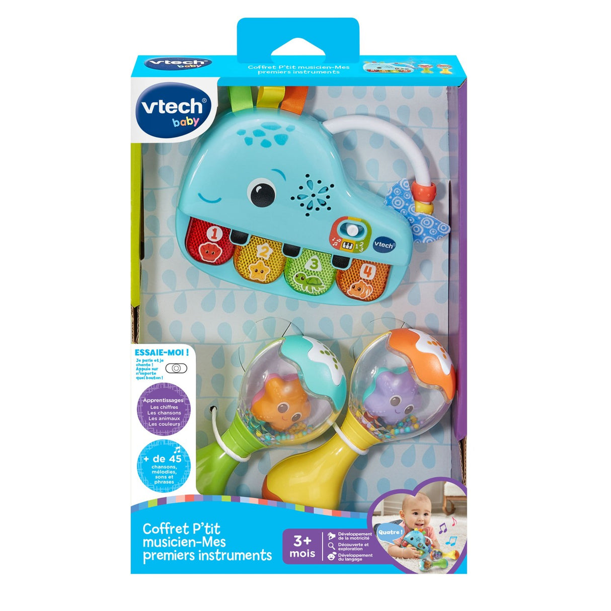 VTech - Coffret P'tit musicien : Mes premiers instruments (Fr)