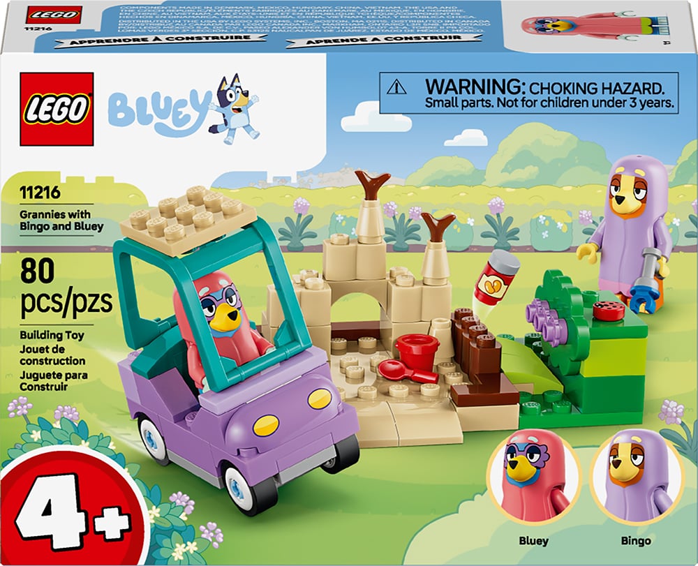 Grannies with Bingo and Bluey - Bluey
