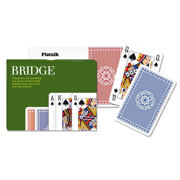 Card Back Bridge 2 packs of Traditional Bridge Playing Cards – La Ribouldingue