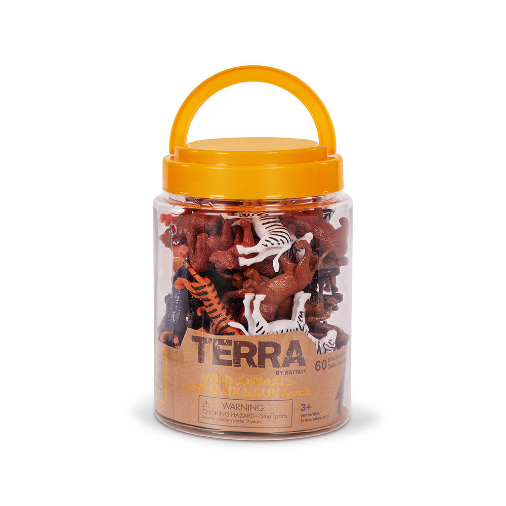 Terra - Wild Animals in a Tube 60 pcs