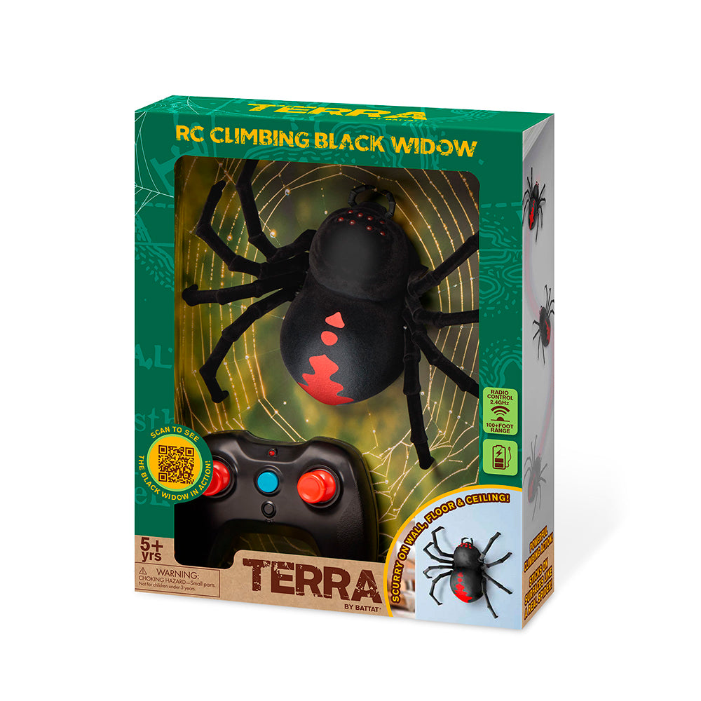 Terra - Remote Control Black Widow Spider